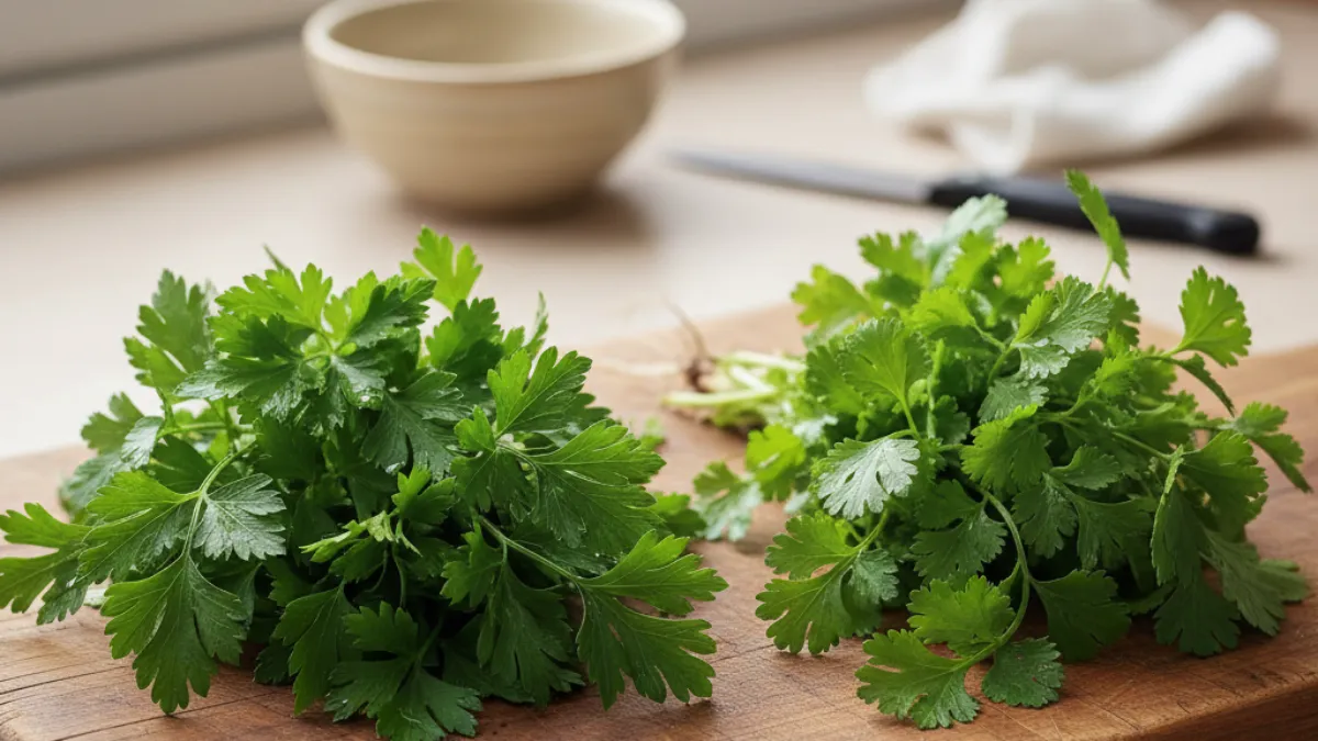 Não fique mais com dúvidas: afinal, qual é a diferença entre coentro e salsinha?